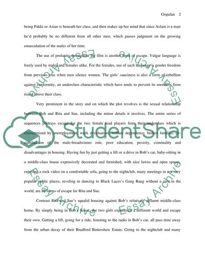 Rita and Sue Escaping Constraints of Class and Gender Backgrounds