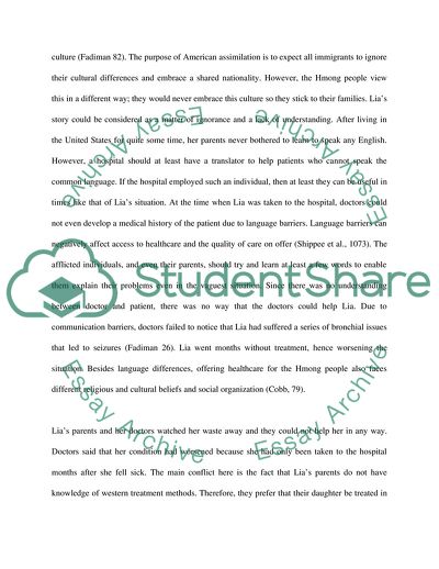 Analysis of The Spirit Catches You and You Fall Down by Anne Fadiman