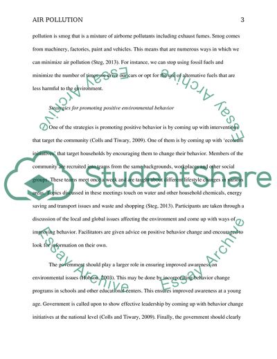 Air Pollution: Causes and Effects