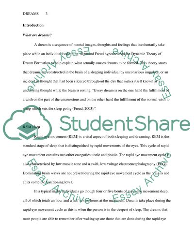 Psychologists Focusing on Dreams