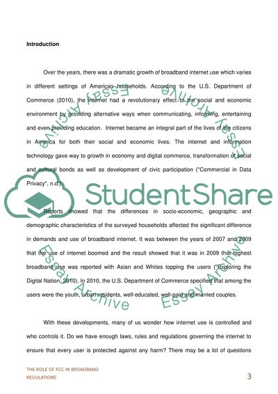 FCCs Role in Broadband Regulations