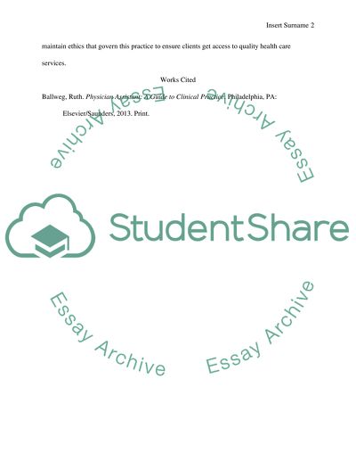 My motivation to become a physician assistant