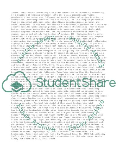 Introduction to Leadership