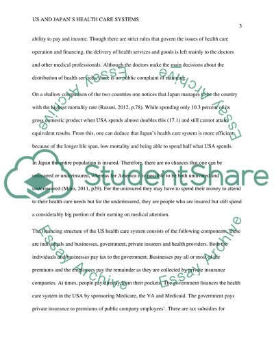 US and Japan Health Care Systems