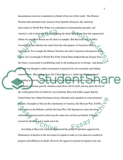 American Empire by Andrew J. Bacevich