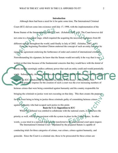 What Is the ICC and Why Is the US Opposed to It