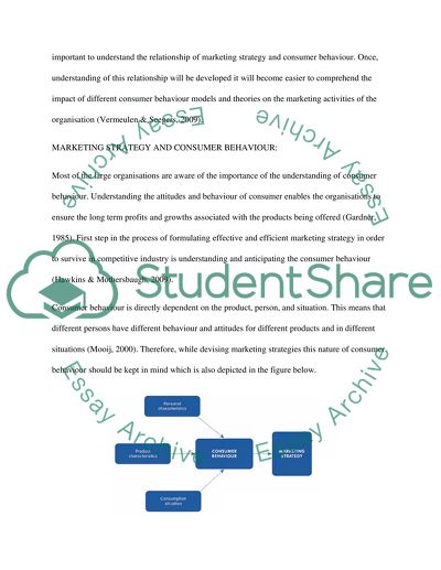 Marketing Strategy and Consumer Behaviour