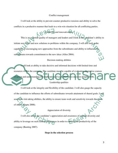 Qualities to Look For When Selecting Leaders and the Selection Process