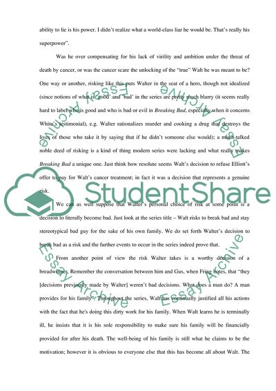 The Subject of Risk in Breaking Bad