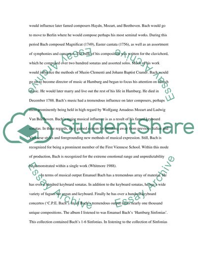 Carl philipp emanuel bach