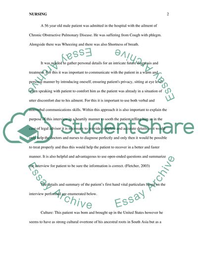 Symptoms of Chronic Obstructive Pulmonary Disease
