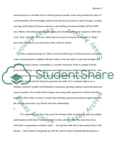 HOW DO ONLINE SOCIAL NETWORKS AFFECT COMMUNICATION