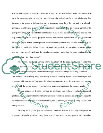 Technology at Workplace