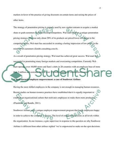 Application of Employee Empowerment Culture and Penetration Pricing Theories