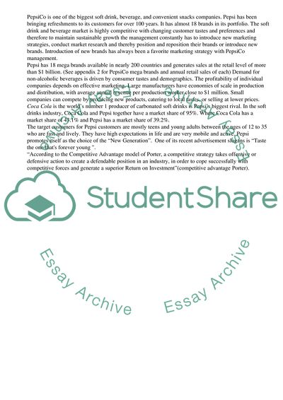 Competitive Review of PepsiCo