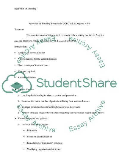 The Smoking Rate in Los Angeles Area