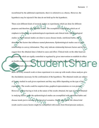 Epidemiological Study and Clinical Trial