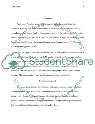 Technological Company Apple Incorporated