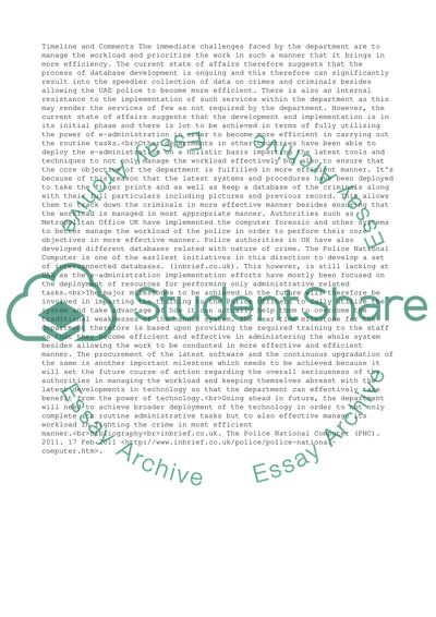 Action Plan for E-Adminstration of Abu Dhabi Police