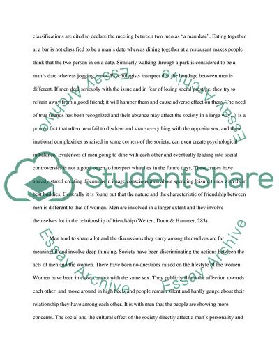 Critical Analysis of The Man Date Article by Lee Jennifer