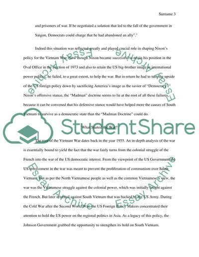 Failure of the United States in the Vietnam War