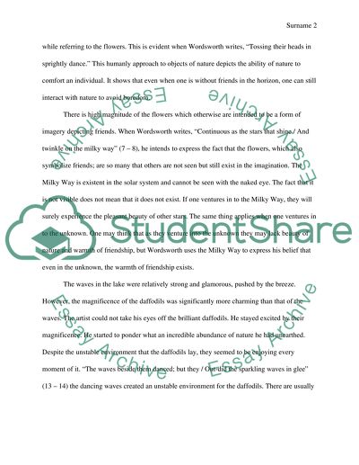 Daffodils by William Wordsworth