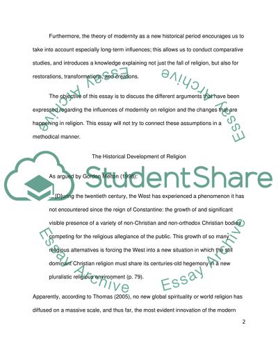 The Evolution of Religion: From Antiquity to Modernity