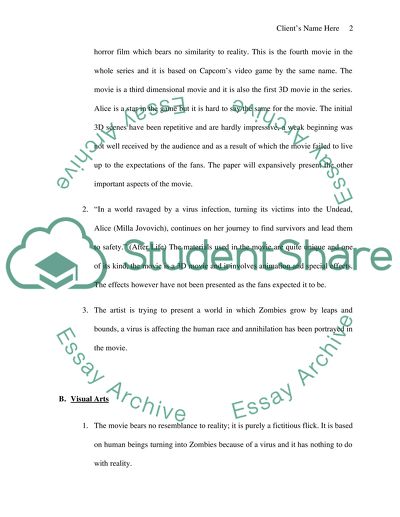 Movie Based Upon Human Beings Turning Into Zombies