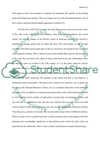 Landscape paintings from famous painters