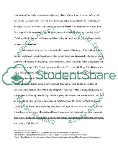 Goldings Lord of the Flies