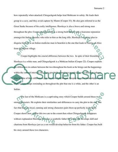 Last of the Mohicans by James Fenimore Cooper