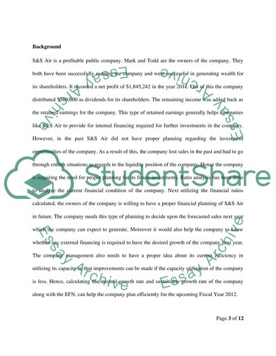 Finace (IGR, SGR, EFN)