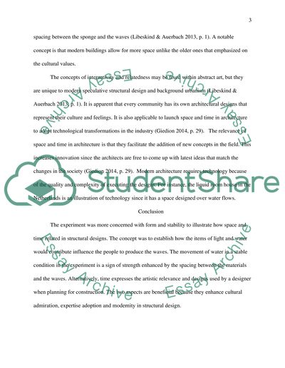 Space and time in architecture