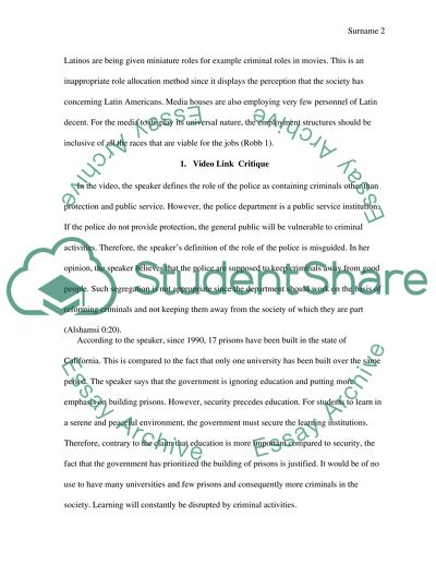 Critique on Racism in America