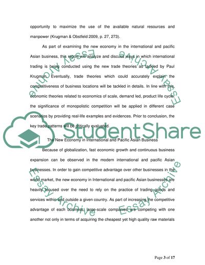 Fast Economic Growth and Continuous Business