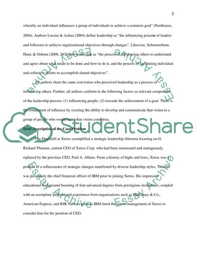 Strategic Leadership