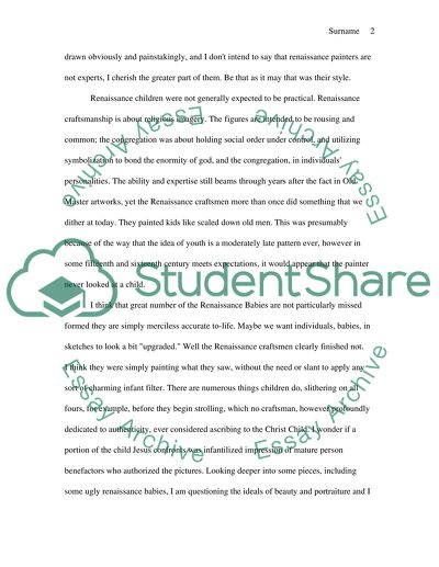 Ugly renaissance babies