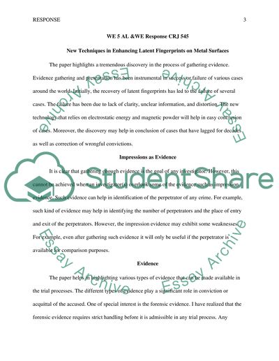 WE 5 AL &WE Response CRJ 545