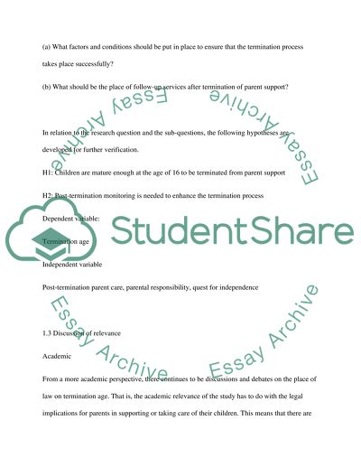 To What Age Should Parents Support Children