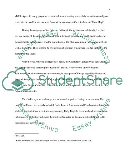 Cologne Cathedral and Amiens Cathedral