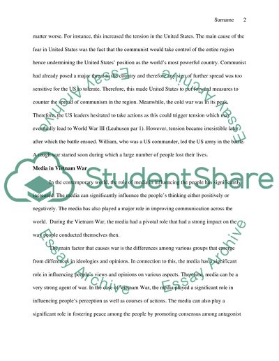 Critical Thinking about the Vietnam Conflict