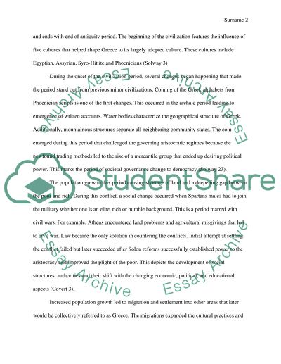 Ancient Greek Civilization