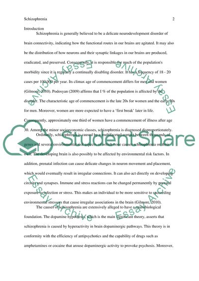 The Causes of Schizophrenia, Its Diagnosis and Symptoms