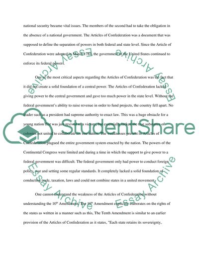 The Declaration of Independence and the Major Issue of the US