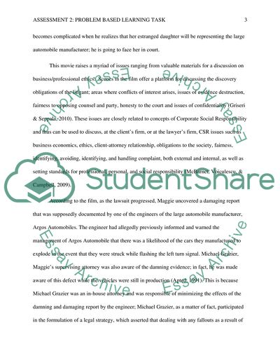 Problem Based Learning Task