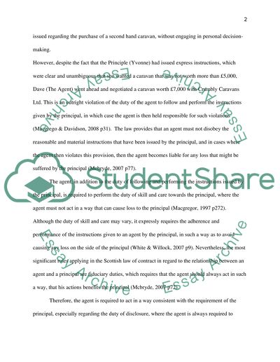 Advise to Crumbly Caravans Ltd