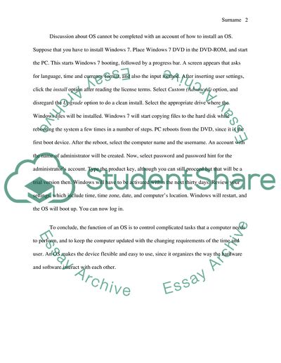 What is the operating system