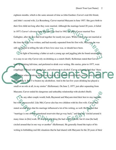 What Raymond Carver Talks About When He Talks About Love