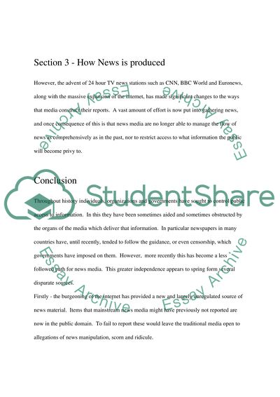 What is News Examine critically and discuss how it is constructed and produced