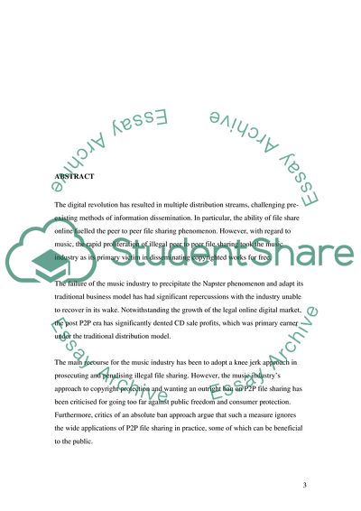 Peer to Peer Files Sharing: Cause and Solution